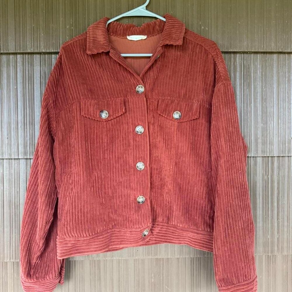 Altar-d-state Women's Orange and Burgundy Jacket